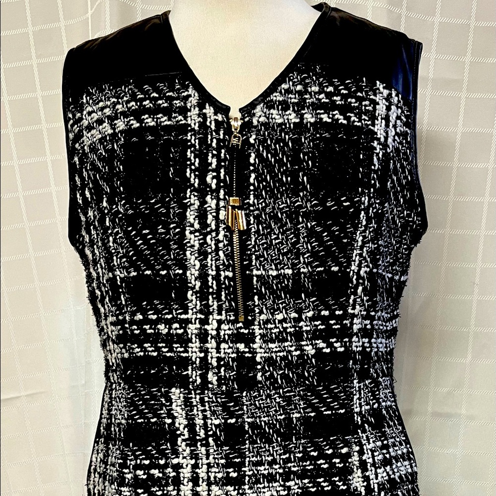 Half-zip Tweed Jumper